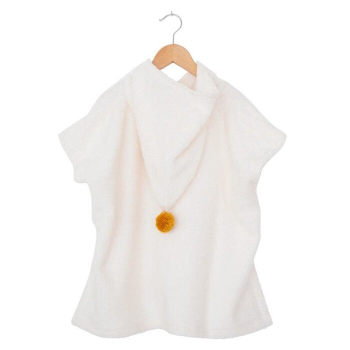So Cute Poncho - Natural - Nobodinoz So Cute Poncho - Natural - Nobodinoz