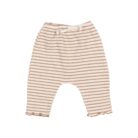 Soft Jersey Stripes Pants - Ivory - Buho