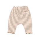 Soft Jersey Stripes Pants - Ivory - Buho