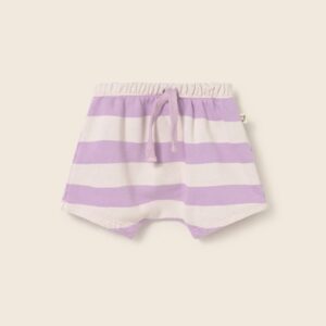 Soft Shorts - Lavender Stripes - My Little Cozmo