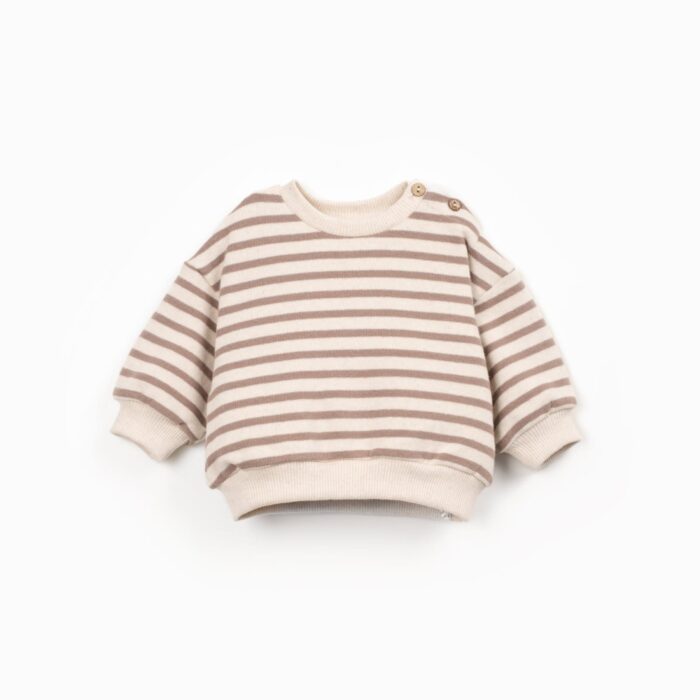 Soft Striped Jersey Sweater - Drawing - Play Up Soft Striped Jersey Sweater - Drawing - Play Up