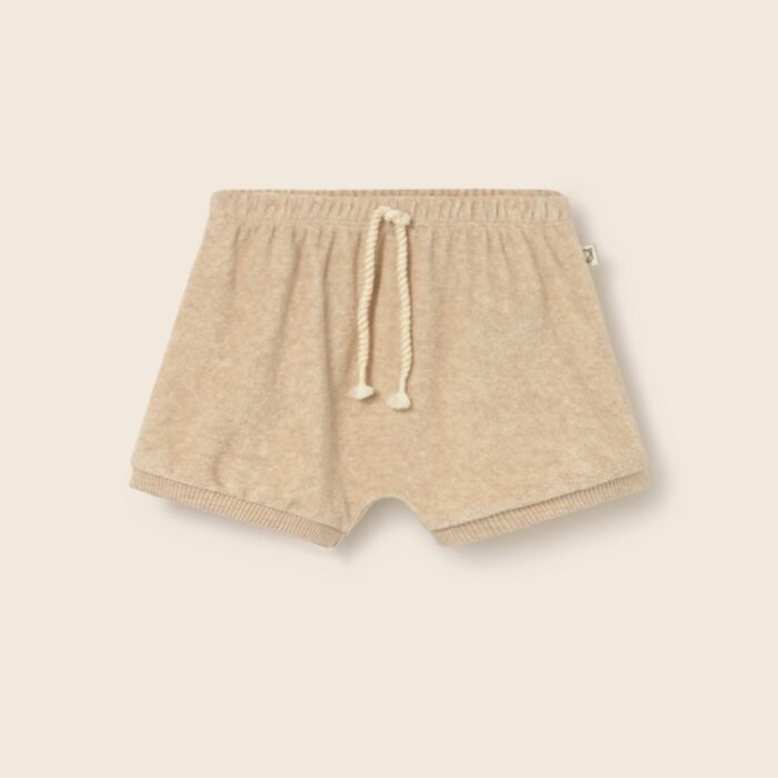 Soft Terry Shorts Rowan - Beige - My Little Cozmo Soft Terry Shorts Rowan - Beige - My Little Cozmo