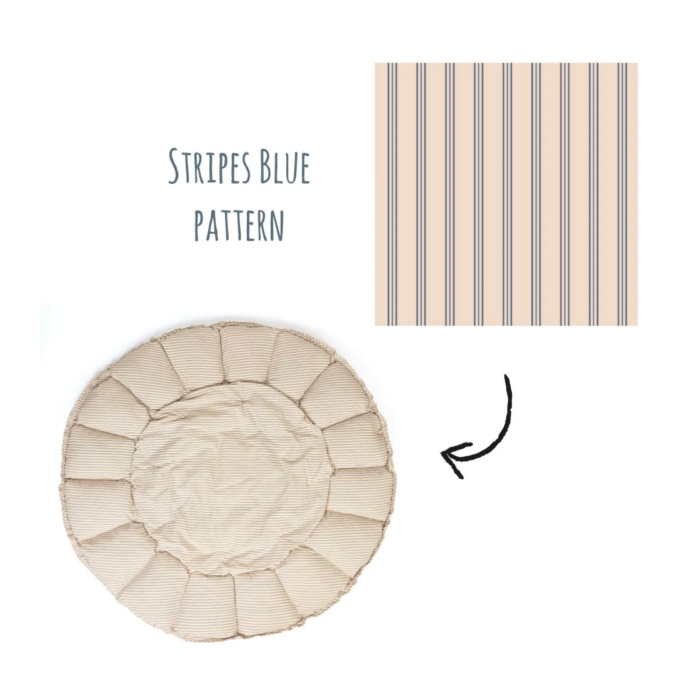 Speelkleed Coco - Stripes Blue - Play & Go
