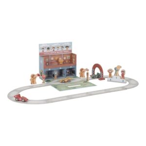 Speelkoffer met racebaan - Little Dutch