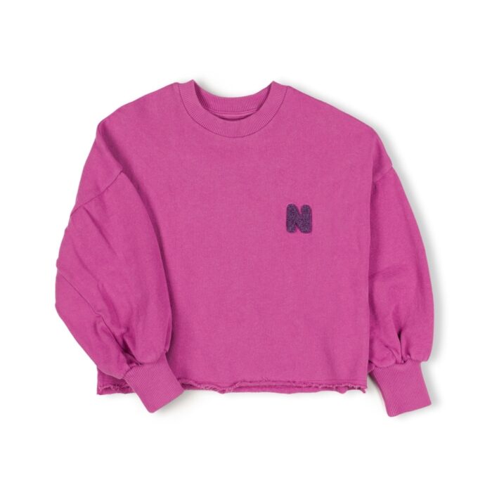 Split sweater - Plum - Nixnut Split sweater - Plum - Nixnut