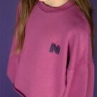 Split sweater - Plum - Nixnut