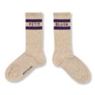 Sport Socks - Beige/Purple − Petit Blush