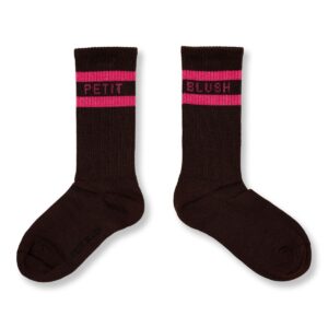 Sport Socks - Brown/Pink − Petit Blush