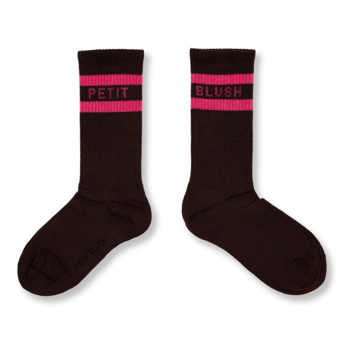 Sport Socks - Brown/Pink − Petit Blush Sport Socks - Brown/Pink − Petit Blush
