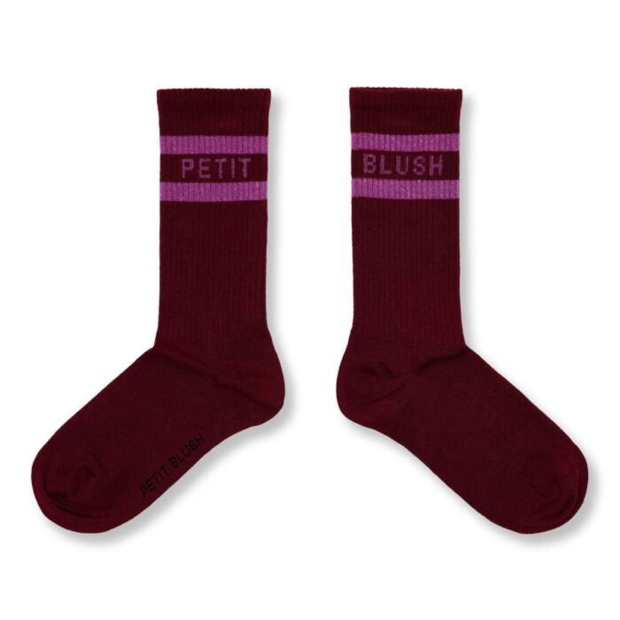 Sport Socks - Garnet/Orchid − Petit Blush Sport Socks - Garnet/Orchid − Petit Blush