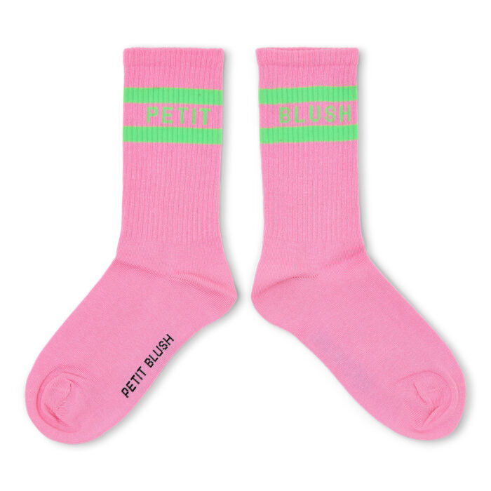 Sport Socks - Lemonade/Neon Green - Petit Blush Sport Socks - Lemonade/Neon Green - Petit Blush