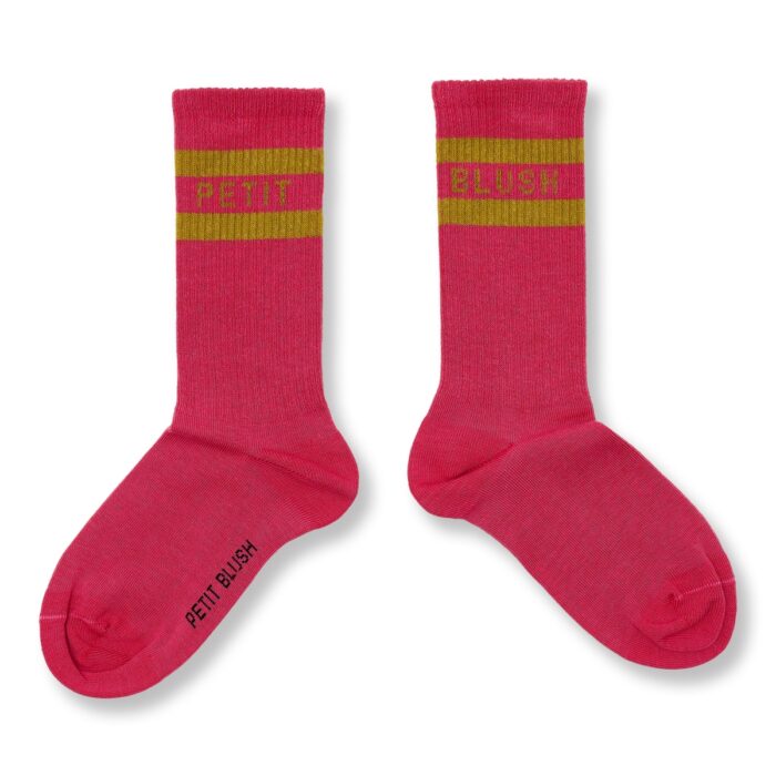 Sport Socks - Raspberry/Moss − Petit Blush Sport Socks - Raspberry/Moss − Petit Blush