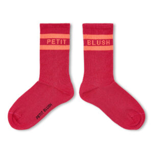Sport Socks - Raspberry/Neon Orange - Petit Blush