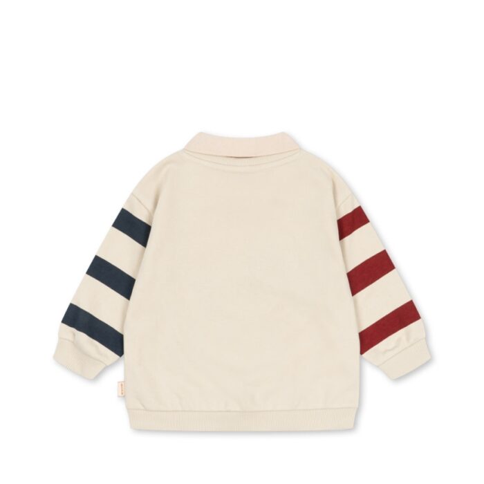 Spotty Sweat Shirt - Brown Rice - Konges Slojd Spotty Sweat Shirt - Brown Rice - Konges Slojd