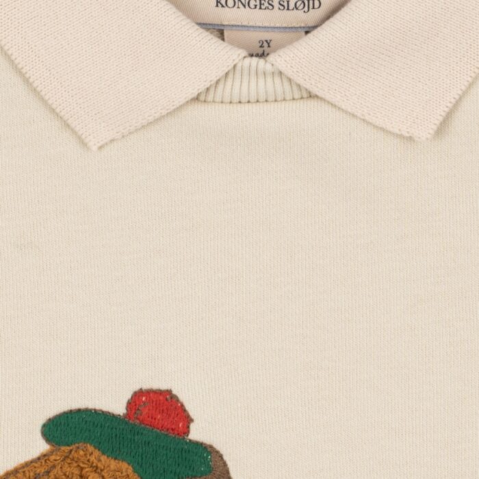 Spotty Sweat Shirt - Brown Rice - Konges Slojd Spotty Sweat Shirt - Brown Rice - Konges Slojd