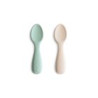 Starter Baby Spoon - Cambridge Blue/Shifting Sand - Mushie