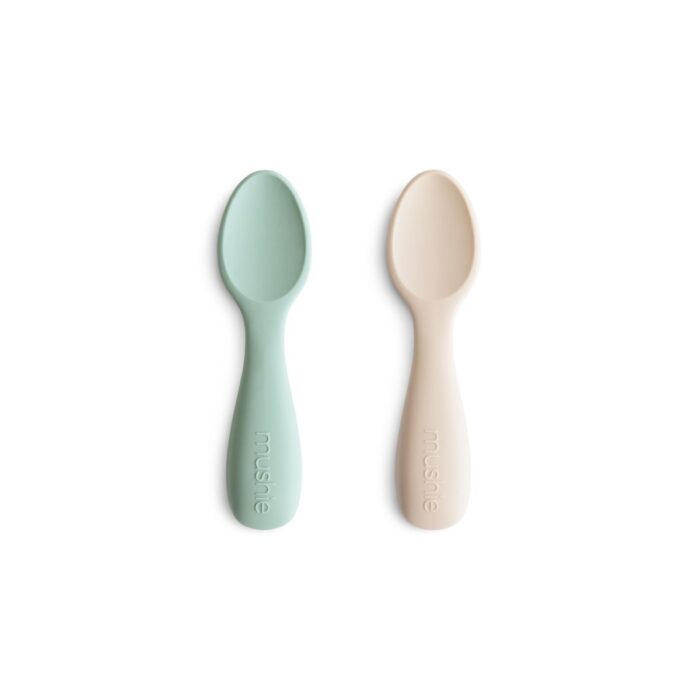 Starter Baby Spoon - Cambridge Blue/Shifting Sand - Mushie