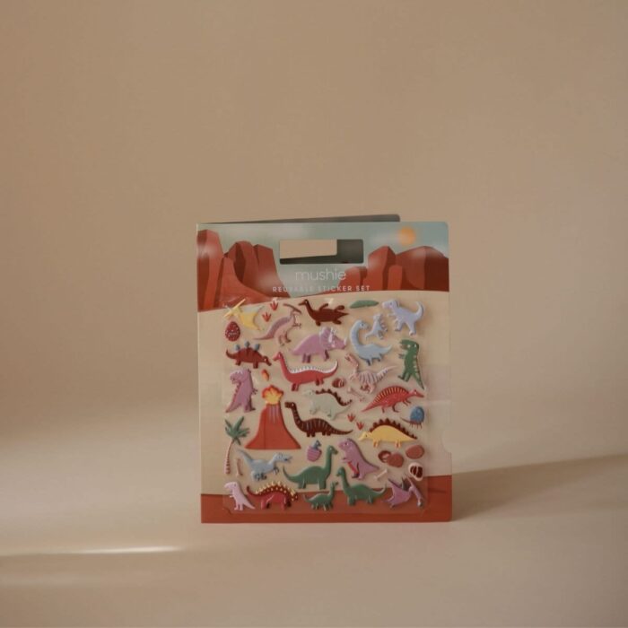Sticker Book Dino - Reusable - Mushie