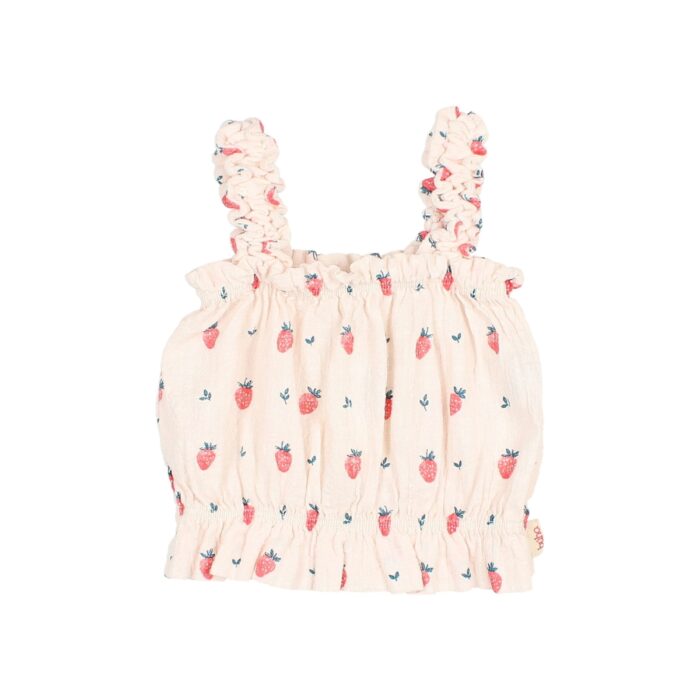 Strawberry Top - Cream Pink - Buho Strawberry Top - Cream Pink - Buho