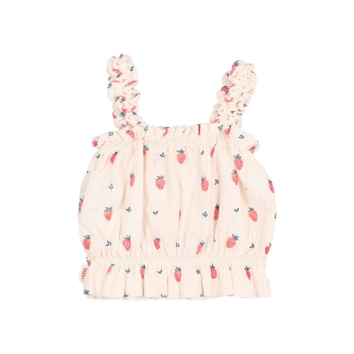 Strawberry Top - Cream Pink - Buho Strawberry Top - Cream Pink - Buho