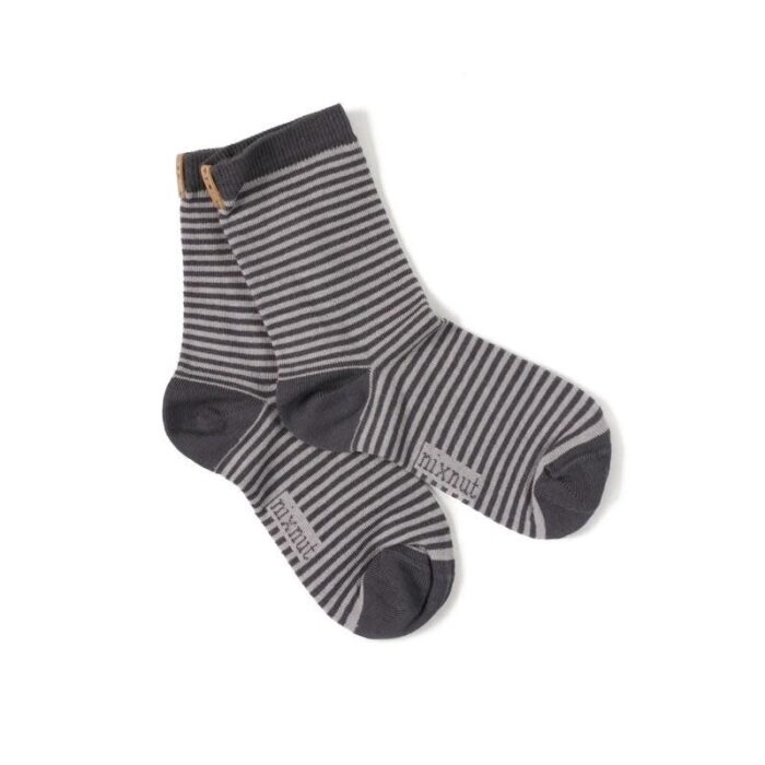 Stripe Socks - Antracite Stripe - Nixnut Stripe Socks - Antracite Stripe - Nixnut