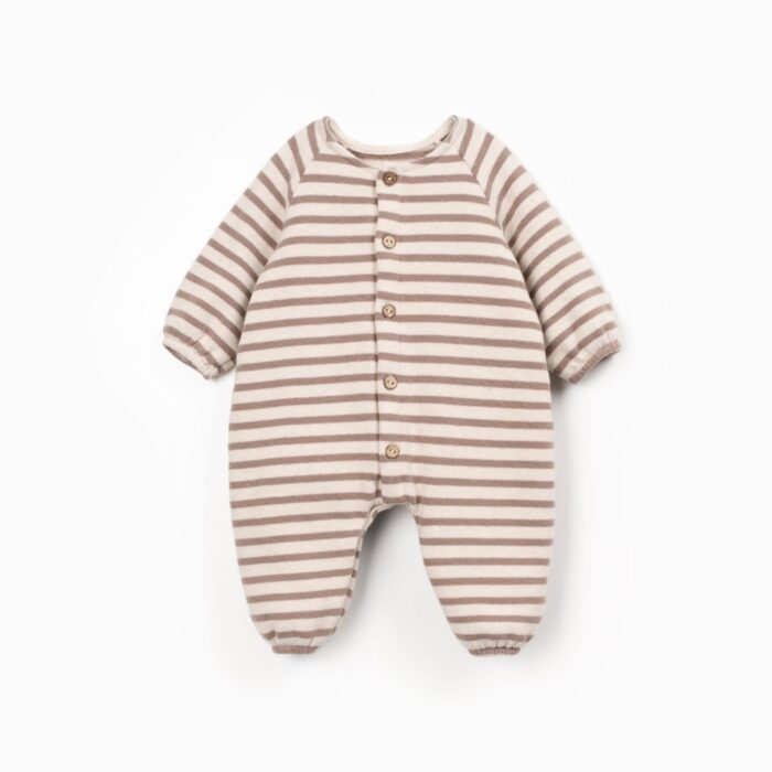 Striped Jersey Jumpsuit - Drawing - Play Up