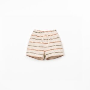 Striped Jersey Shorts - Terra/Green - Play Up