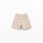 Striped Jersey Shorts - Terra/Green - Play Up Junior