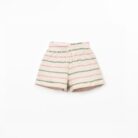 Striped Jersey Shorts Girl - Dusty Rose/Green - Play Up Junior