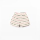Striped Jersey Shorts Girl - Dusty Rose/Green - Play Up Junior