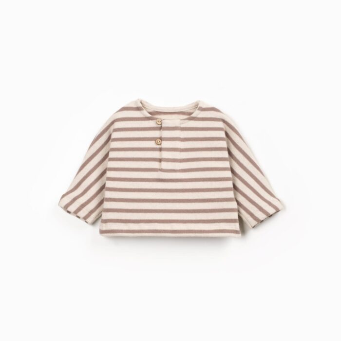 Striped Jersey Sweater - Drawing - Play Up