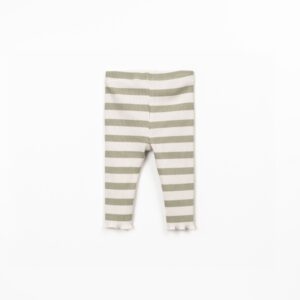 Striped Rib Legging - Sage - Play Up