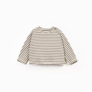 Striped Rib Sweater - Tufting - Play Up
