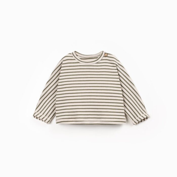 Striped Rib Sweater - Tufting - Play Up