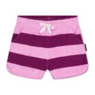 Striped Towel Shorts Plum - Daily Brat