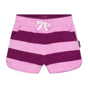 Striped Towel Shorts Plum - Daily Brat