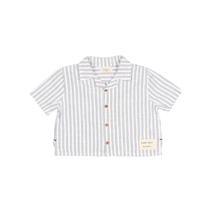 Stripes Shirt - White - Buho Stripes Shirt - White - Buho