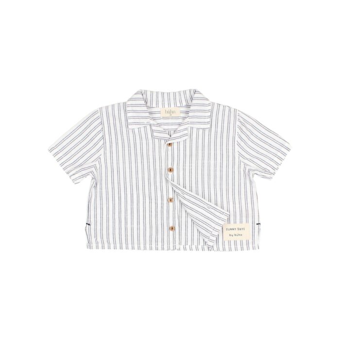 Stripes Shirt - White - Buho Stripes Shirt - White - Buho