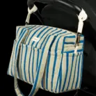 Stroller Bag Stories Limited - Green Blue Stripes - Nobodinoz