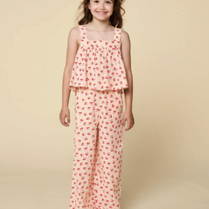 Summer Blouse - Cherry AOP - Petit Blush Summer Blouse - Cherry AOP - Petit Blush