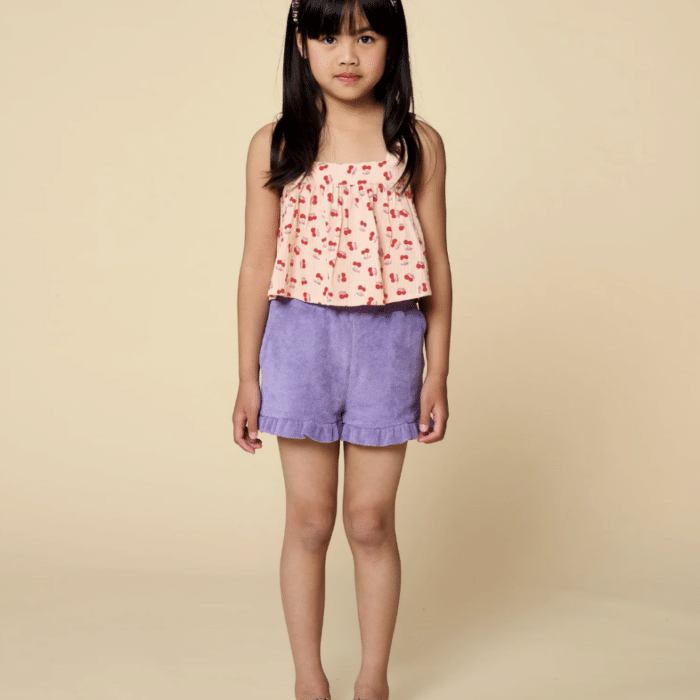 Summer Blouse - Cherry AOP - Petit Blush Summer Blouse - Cherry AOP - Petit Blush