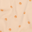 Summer Sleepsuit Rib Zip Up - Shell Print - Mori