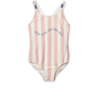 Suna Stripe Swimsuit - Stripe Sorbet rose / Creme de la creme - Liewood