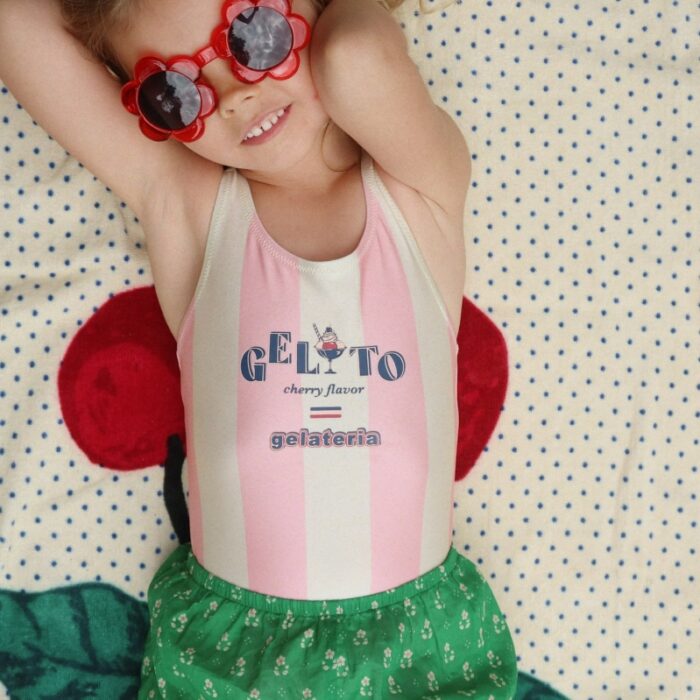 Sunglass Junior Flower - Red - Konges Slojd