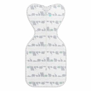 Swaddle Up inbakerslaapzak original 0.2 TOG Lite - Elephant - Love to Dream