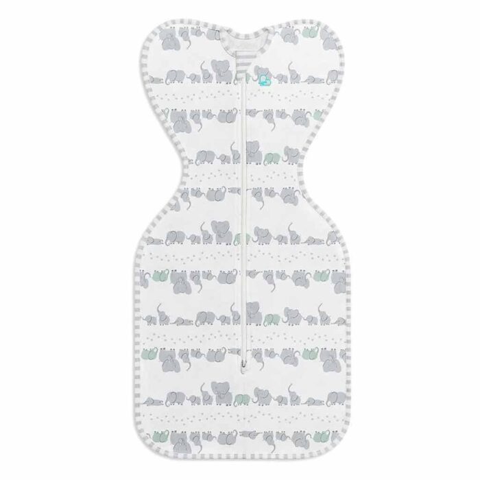 Swaddle Up inbakerslaapzak original 0.2 TOG Lite - Elephant - Love to Dream