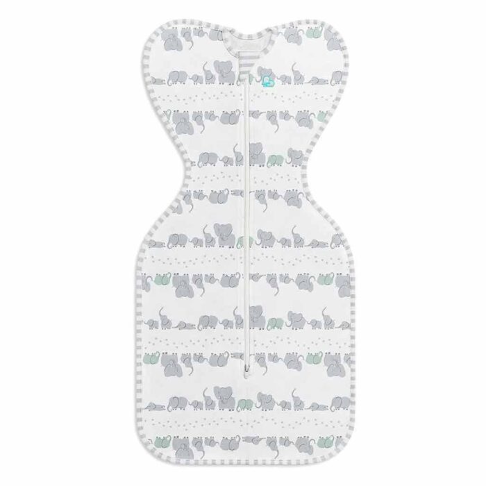 Swaddle Up inbakerslaapzak original 0.2 TOG Lite - Elephant - Love to Dream
