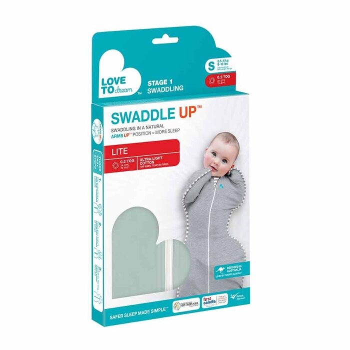 Swaddle Up inbakerslaapzak original 0.2 TOG Lite - Olive - Love to Dream