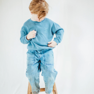 Sweater Bro - Petrol Blue - Elle & Rapha Sweater Bro - Petrol Blue - Elle & Rapha