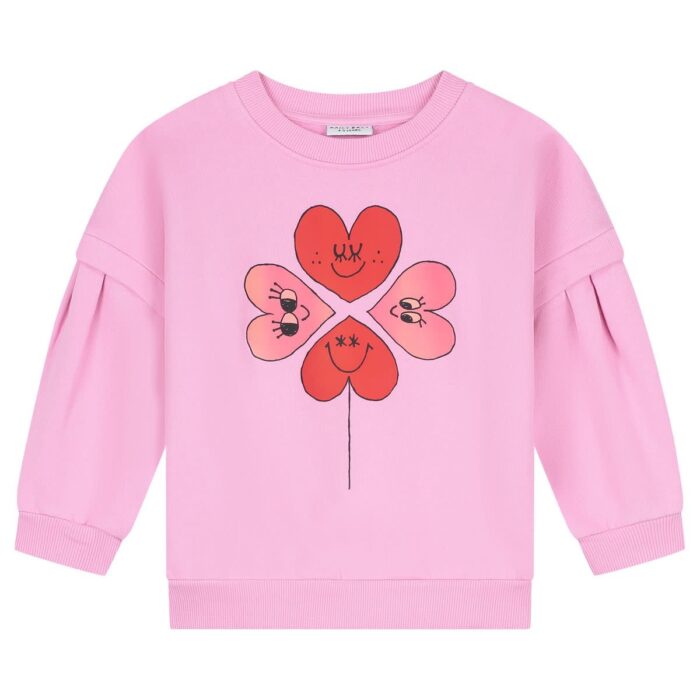 Sweater Four Hearts Pink - Daily Brat Sweater Four Hearts Pink - Daily Brat